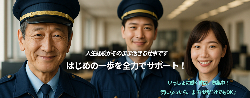 人生経験がそのまま活きる仕事です